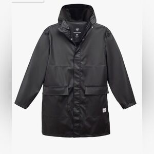 Herschel Supply Company Black Raincoat Minimalist Design